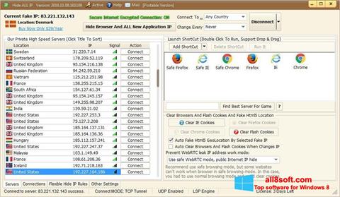 Στιγμιότυπο οθόνης Hide ALL IP Windows 8