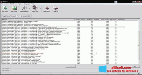 Στιγμιότυπο οθόνης MP3Gain Windows 8