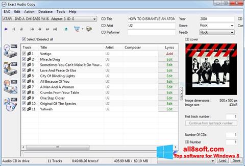 Στιγμιότυπο οθόνης Exact Audio Copy Windows 8