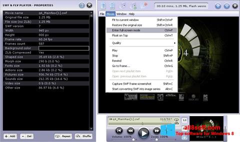 Στιγμιότυπο οθόνης FLV Player Windows 8