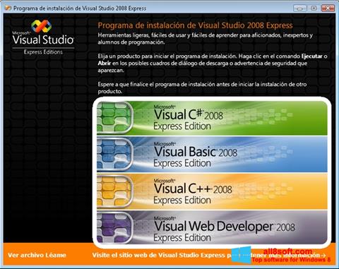 Στιγμιότυπο οθόνης Microsoft Visual Studio Express Windows 8