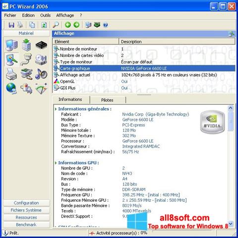 Στιγμιότυπο οθόνης PC Wizard Windows 8