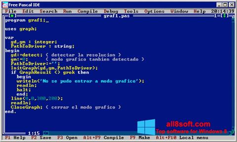 Στιγμιότυπο οθόνης Free Pascal Windows 8