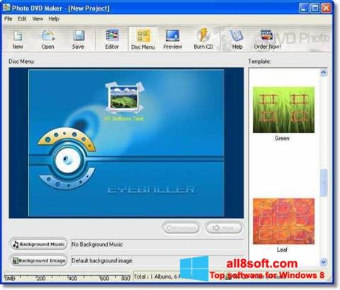 Στιγμιότυπο οθόνης DVD Maker Windows 8