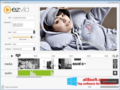 Στιγμιότυπο οθόνης Ezvid Windows 8
