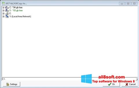 Στιγμιότυπο οθόνης KillCopy Windows 8