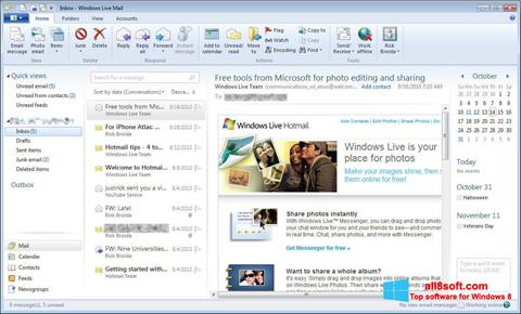 Στιγμιότυπο οθόνης Windows Live Mail Windows 8