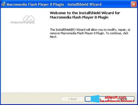 Στιγμιότυπο οθόνης Macromedia Flash Player Windows 8
