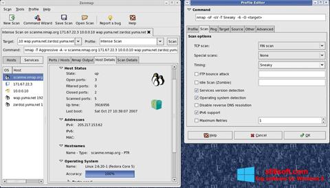 Στιγμιότυπο οθόνης Nmap Windows 8
