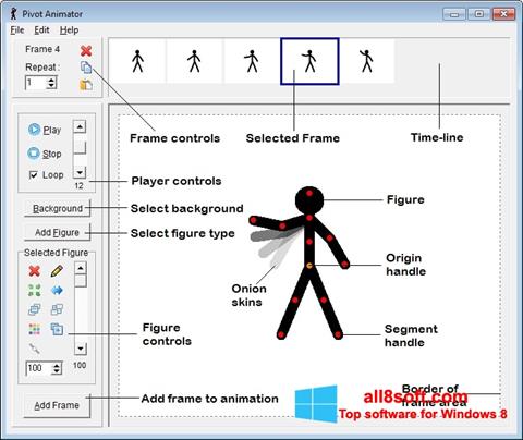 Στιγμιότυπο οθόνης Pivot Animator Windows 8
