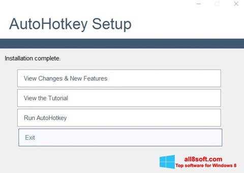 Στιγμιότυπο οθόνης AutoHotkey Windows 8