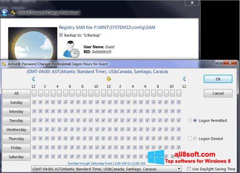 Στιγμιότυπο οθόνης Active Password Changer Windows 8
