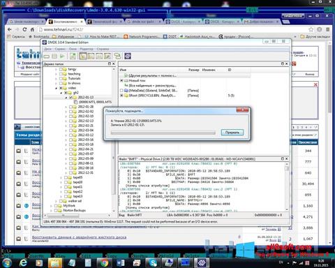 Στιγμιότυπο οθόνης DMDE Windows 8