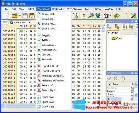 Στιγμιότυπο οθόνης Hex Editor Neo Windows 8