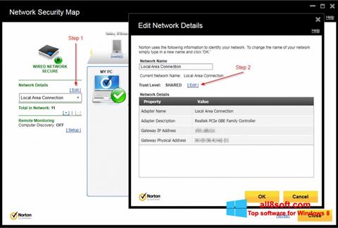 Στιγμιότυπο οθόνης Norton Internet Security Windows 8