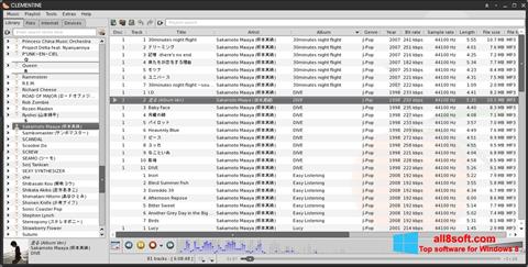 Στιγμιότυπο οθόνης Clementine Windows 8
