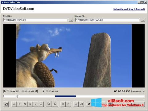 Στιγμιότυπο οθόνης Free Video Dub Windows 8