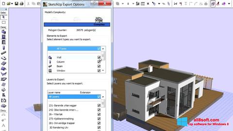 Στιγμιότυπο οθόνης ArchiCAD Windows 8