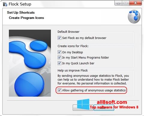 Στιγμιότυπο οθόνης Flock Windows 8