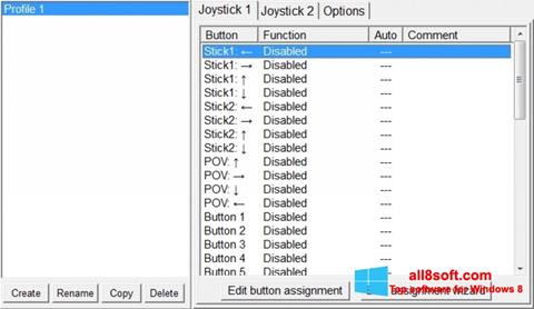 Στιγμιότυπο οθόνης JoyToKey Windows 8