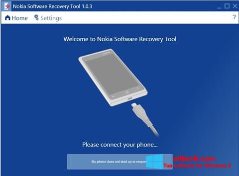 Στιγμιότυπο οθόνης Nokia Software Recovery Tool Windows 8
