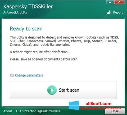 Στιγμιότυπο οθόνης Kaspersky TDSSKiller Windows 8