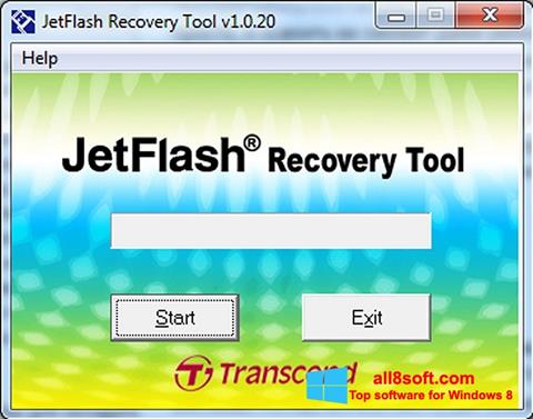 Στιγμιότυπο οθόνης JetFlash Recovery Tool Windows 8