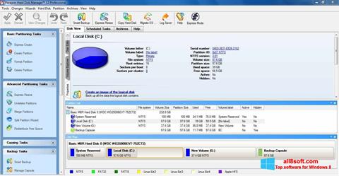 Στιγμιότυπο οθόνης Paragon Hard Disk Manager Windows 8