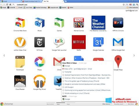 Στιγμιότυπο οθόνης Google Chrome Offline Installer Windows 8