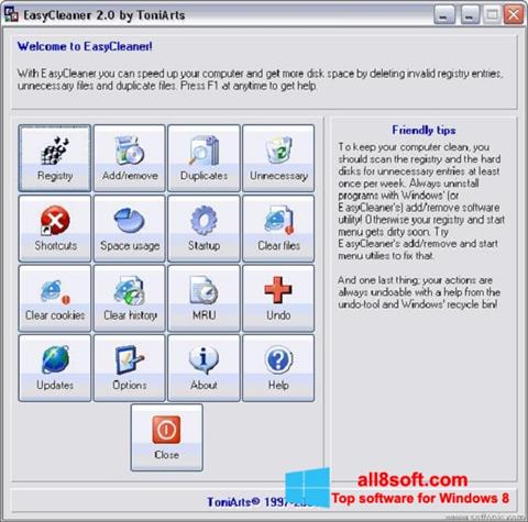 Στιγμιότυπο οθόνης EasyCleaner Windows 8