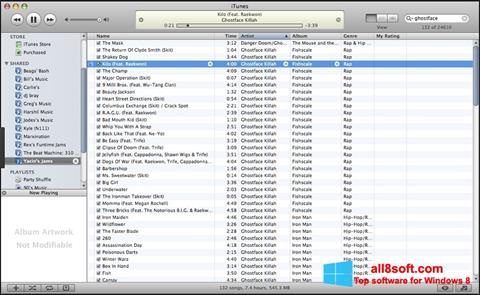 Στιγμιότυπο οθόνης iTunes Windows 8