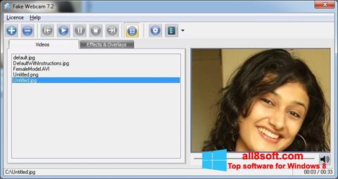 Στιγμιότυπο οθόνης Fake Webcam Windows 8