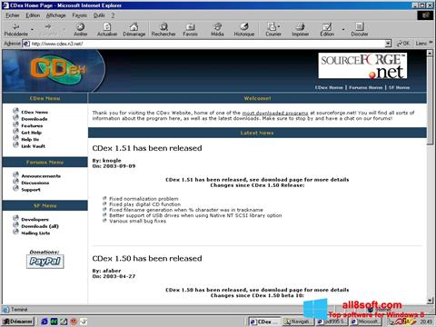 Στιγμιότυπο οθόνης CDex Windows 8