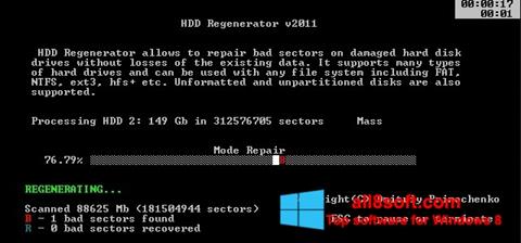 Στιγμιότυπο οθόνης HDD Regenerator Windows 8