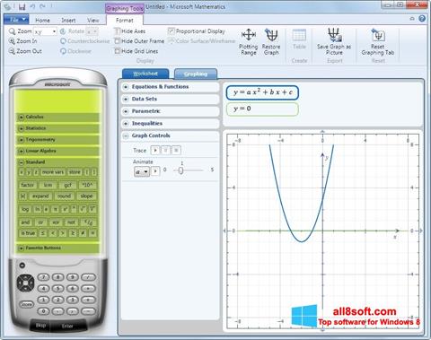 Στιγμιότυπο οθόνης Microsoft Mathematics Windows 8