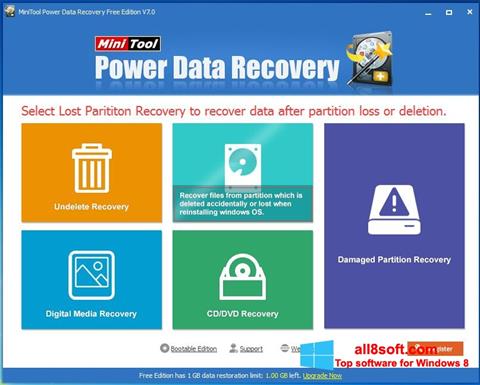 Στιγμιότυπο οθόνης Power Data Recovery Windows 8