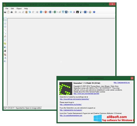 Στιγμιότυπο οθόνης Greenshot Windows 8