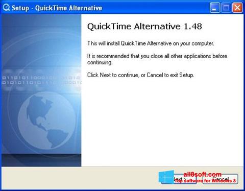 Στιγμιότυπο οθόνης QuickTime Alternative Windows 8